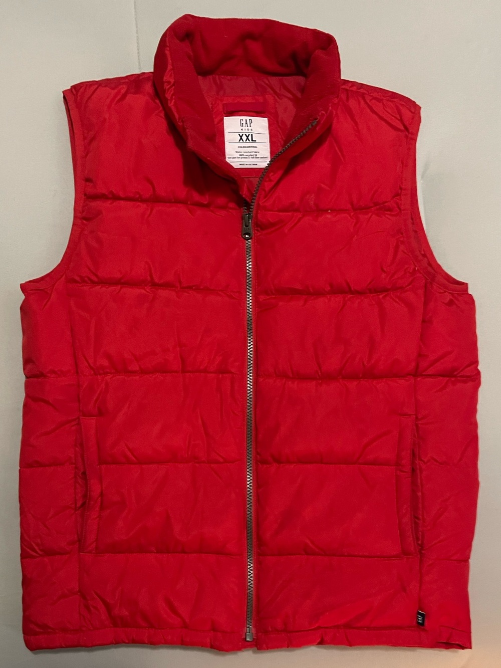 GAP Kids Bright Red Quilted Puffer Vest